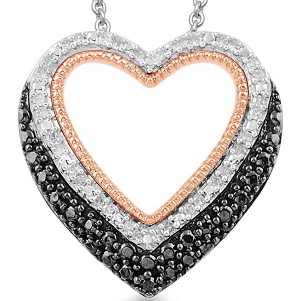 10k Diamond Heart Necklace